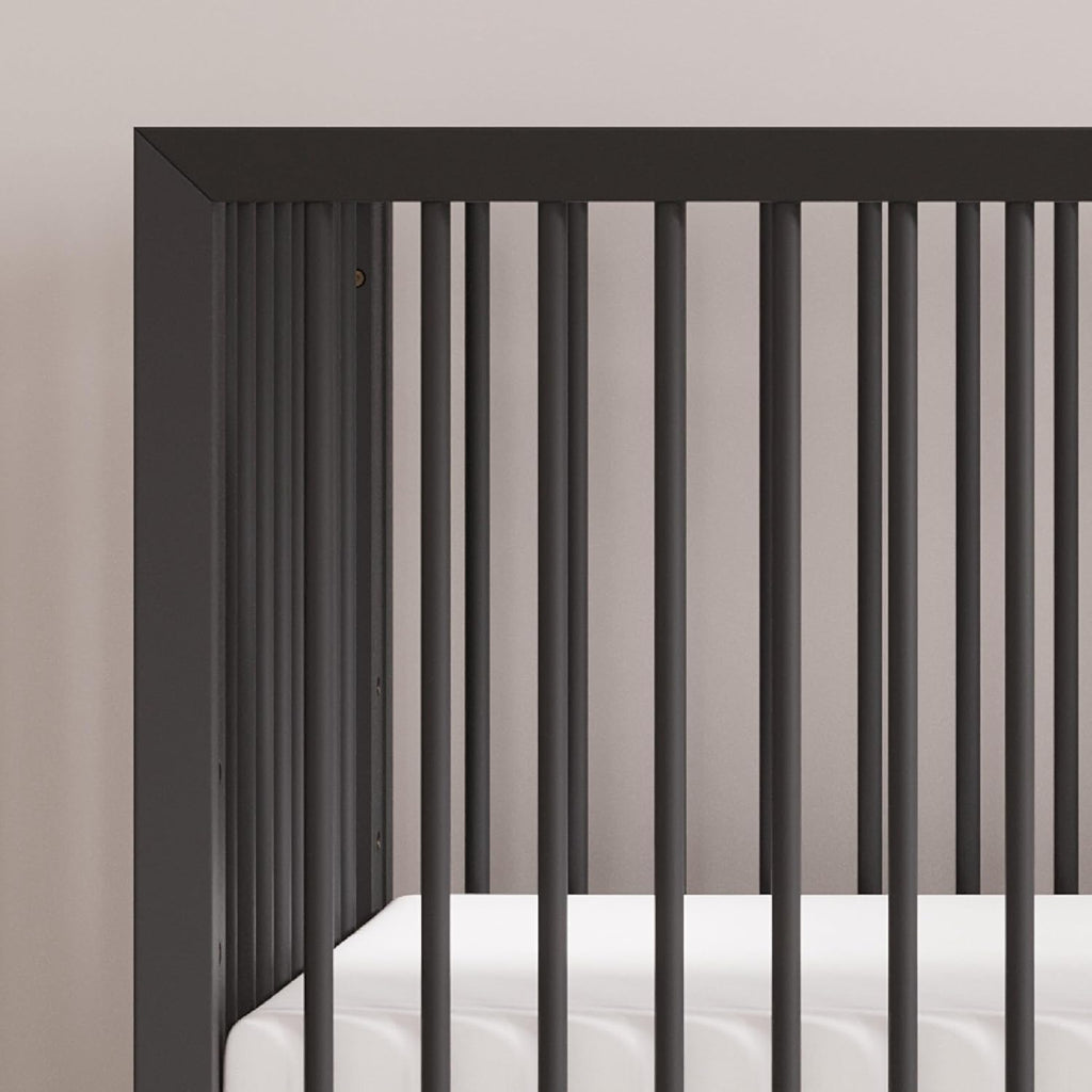 Child Craft Cranbrook 3-Piece Nursery Set, Includes 4-in-1 Convertible Crib, Dresser and Chest, Crib Grows with Your Baby (Ebony)