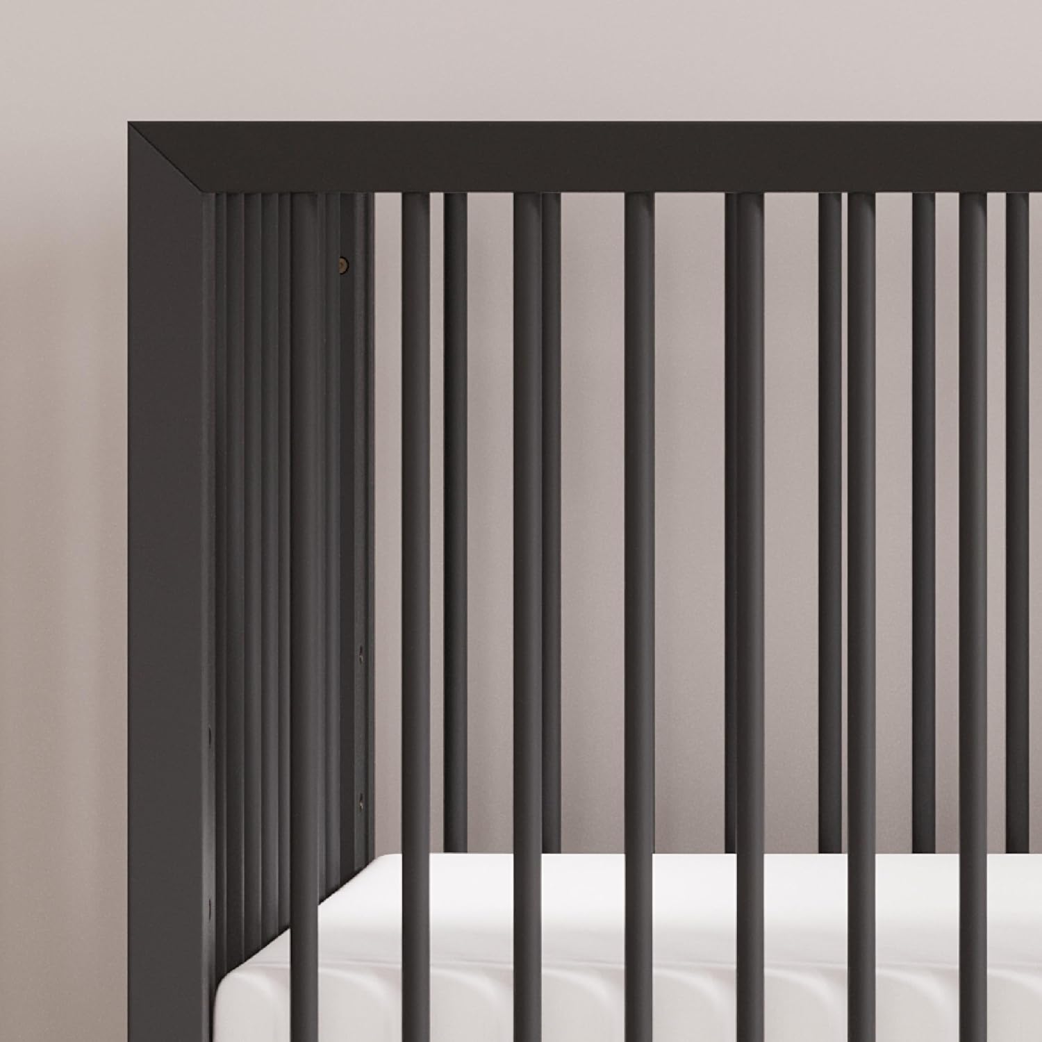 Child Craft Cranbrook 3-Piece Nursery Set, Includes 4-in-1 Convertible Crib, Dresser and Chest, Crib Grows with Your Baby (Ebony)