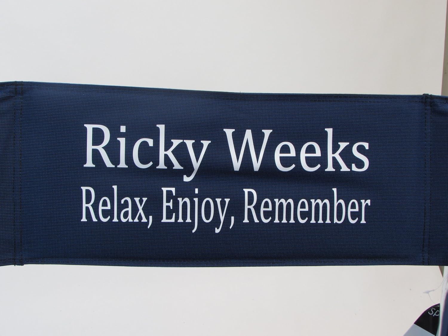 Personalized Imprinted Sports Director Chair with Side Table and Pocket