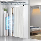 No-Drilling Sliding Folding Door,Interior Accordian Door with Aluminum Frame and Cellular Fabric,Room Divider for Closet RV Patio Shower Door Suitable，Customize Size (Blackout White)