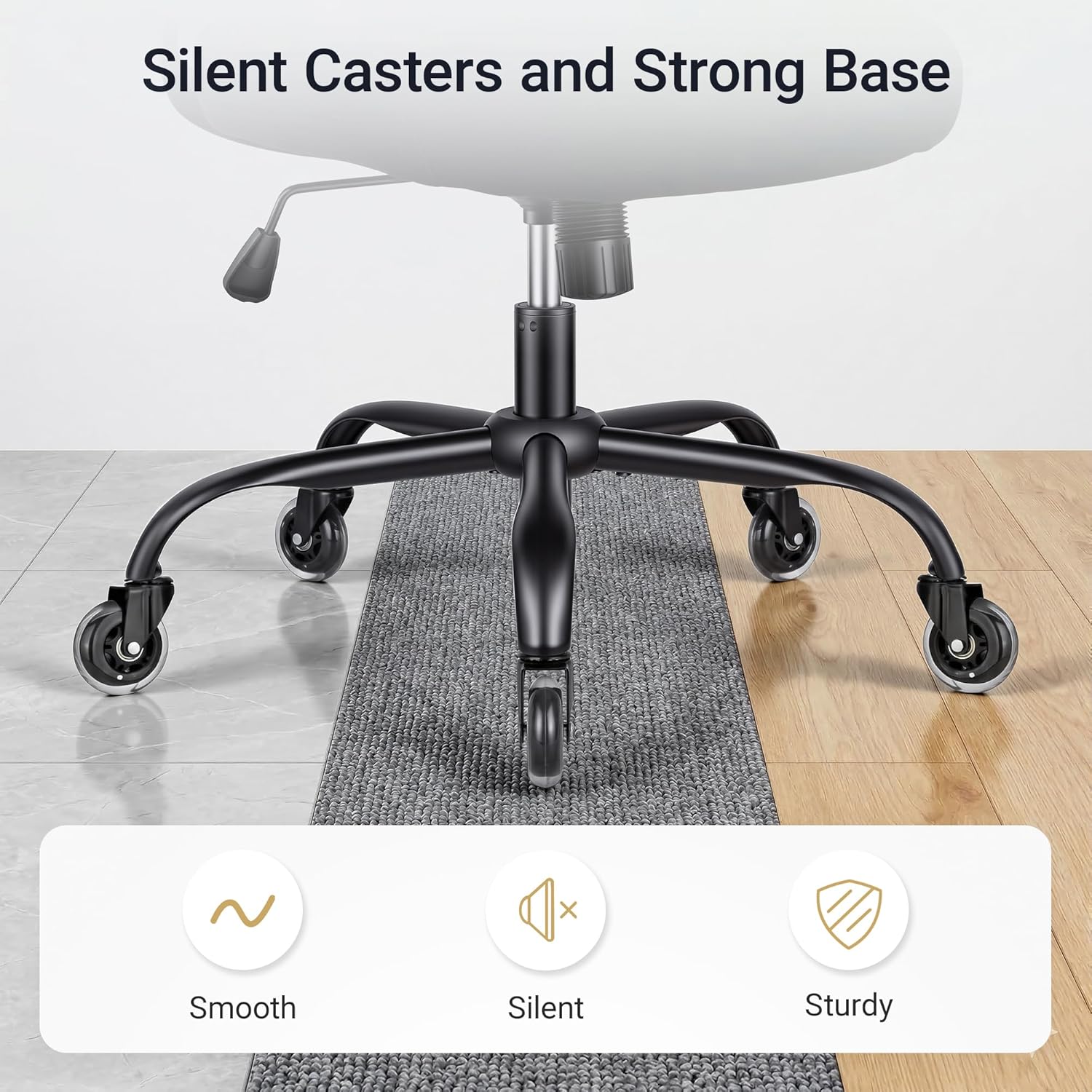 Office Chair Ergonomic Chair with Flip up Armrests, Adjustable Lumbar Support Computer Chair with Breathable Mesh Back Home Office Computer Chairs for Long Hours Mesh Office Chair
