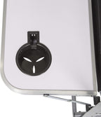 Stansport Directors Chair with Side Table, One Size, Black