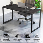 SHW Mission 40-Inch Home Office Computer Desk, Black