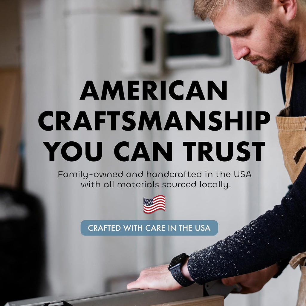 Bellewood Designs We The People Patriotic Gun Concealment Furniture - Handcrafted Hidden Gun Storage Wall Decor - Hidden Gun Shelf with Magnetic Lock for Quick Access - Made in USA