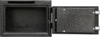 T861 Compact Depository Drop Safe With Electronic Multi-User Keypad Combination Lock with Key Backup, Black, .57 CBF Capacity