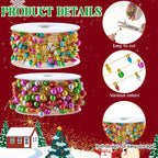 Tuanse 65.6 ft Dollhouse Fake String Lights Decorations Miniature Light String Crafts for Doll House Furniture Accessories Wedding Party Decor(Popular)