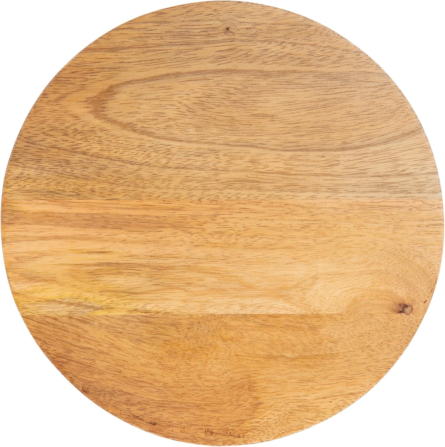 Kate and Laurel Hemingson Modern Mango Wood Round Drink Table, 10 x 10 x 22, Natural Wood, Mid-Century Circle Pedestal Table for Use as Bedroom Nightstand, Indoor Plant Stand, or Living Room Accent