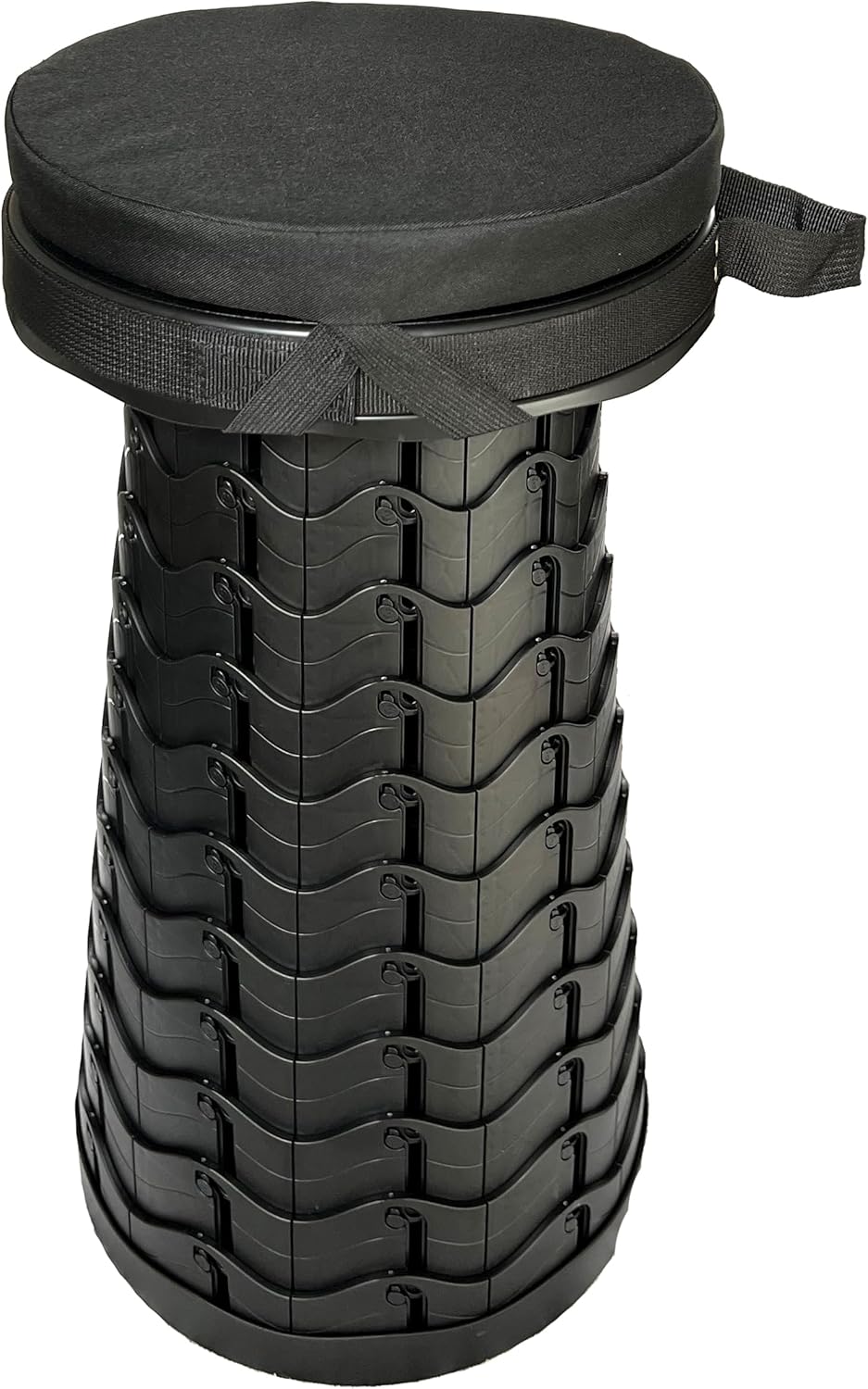 Outward Gear Collapsible Stool Cushion (Exclude Stool) for Retractable Folding Stools, Original & Authentic Telescopic Stool Seat Cushion with Thickened Premium Soft Foam (Round 2-Pack)