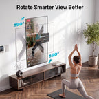 BONTEC Full Motion Corner TV Wall Mount for 31-75 Inch TVs, 33 in Long Arm Wall Mount Bracket, Swivel and Tilt with Landscape to Portrait Rotation, Holds 110 lbs, Heavy Duty Steel, Max VESA 600x400 mm