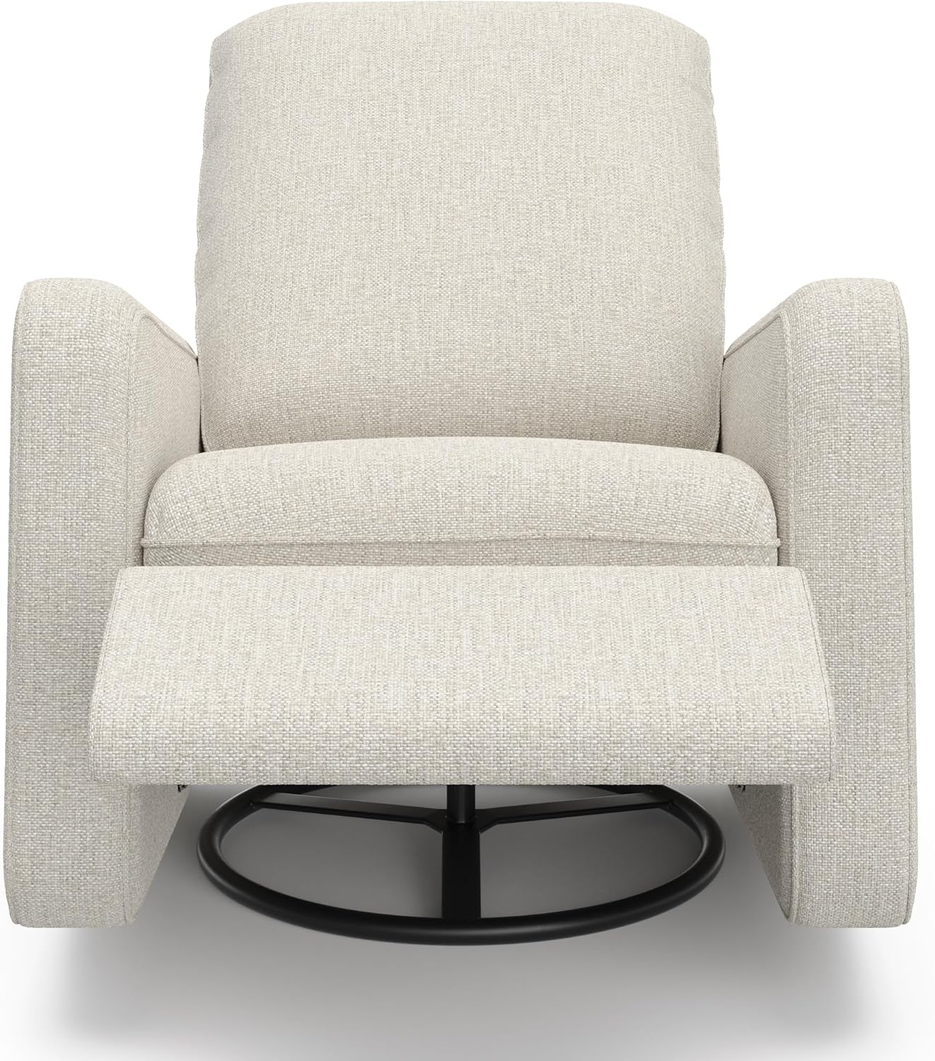 Graco Teddi Power Recliner Swivel Glider, Electronic Power Recline, Oeko-TEX 100 Certified, USB-A & USB-C Charger, Premium Cushioning & Comfort – (Dune Basketweave)