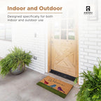 Colorful Birds - 17"x29" - Coir Door Mat with Heavy Duty Backing - Welcome Mats for Entryway, Porch - Anti-Slip PVC & Coconut Fiber Surface - Natural Home Accessories, Minimalist Original Design
