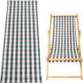 Ostlttyn Sling Chair Replacement Fabric 16.5" W X 44" L Waterproof Heavy Duty Soft Replacement Cloth for Wood Beach Sling Folding Lawn Patio Chairs