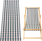 Ostlttyn Sling Chair Replacement Fabric 16.5" W X 44" L Waterproof Heavy Duty Soft Replacement Cloth for Wood Beach Sling Folding Lawn Patio Chairs