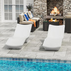 in Pool Lounge Chairs, Pool Lounge Chairs, Use in Pools with Shelves Up to 9 Inches Deep, Weather-Resistant Design,Tanning Chairs for Sun Shelves, Poolside & Beach Lounge for Outdoor Relaxation (4)