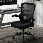 AreShark Office Chair Ergonomic Desk Chairs with Adjustable Lumbar Support, High Back Breathable Mesh Chair with Wheels& Flip-up Armrests,Rolling Swivel Comfy Task Computer Chair for Home Work Gaming
