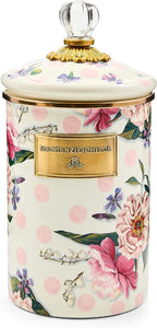 MACKENZIE-CHILDS Wildflowers Pink Large Canister