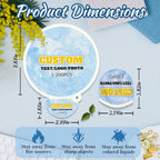 HJX 100Pcs Custom Folding Fans with Logo Text, Personalized Foldable Flying Disc Fans Bulk for Trade Shows Party Wedding Favors Advertising Summer Events Company Promotional Items(100)