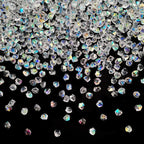 Iridescent Vase Filler, 1400 PCS 6 * 9 mm Acrylic Ice Cubes Acrylic Gem Plastic Diamonds Acrylic Table Centerpiece