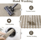 Ileading Laundry Room Runner Rug 2'x6' Non Slip Farmhouse Kitchen Floor Mats with Rubber Backing Machine Washable Beige Indoor Decor Carpet for Doormat Hallway Entryway Petmat Garage Balcony