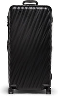 TUMI - 19 Degree Large Trunk - 4-Wheeled Durable Hard Shell Checked Luggage - TSA Lock - 31.3" X 15.8" X 14.8" - Black Texture