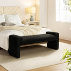 Severin Upholstered Bench-Black