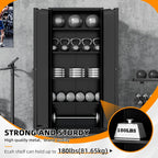 INTERGRAET Kitchen Pantry Cabinet, 63" Tall Metal Pantry Storage Cabinets with 2 Doors and 4 Shelves, Black Metal Storage Cabinet,Cupboard for Home,Kitchen,Living Room