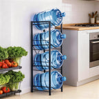 5 Gallon Water Jug Holder, 4-Tier Water Bottle Stand for 5 Gallon Water Dispenser, Water Jug Rack for Kitchen Living Room, Office