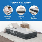 SLEEPLUX Durable Inflatable Air Mattress with Built-in Pump, Pillow and USB Charger