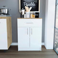 Oxford Pantry Cabinet, Kitchen Storage Solution for Utensils, Food & Dishes - Wall Storage, Adjustable Shelves, Compact Design