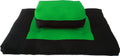 D&D Futon Furniture Zabuton Zafu Set, Yoga, Meditation Seat Cushions, Kneeling, Sitting, Supporting Exercise Pratice Zabuton & Zafu Cushions. (Light Green)