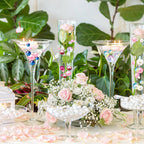 150Pieces Floating NO Hole Pearls for Centerpiece Glass Vases,Floating Silver Pearls Beads for Tall Vase Filler Floatings Candles for Wedding Table Decor