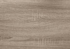 Accent Table, C Shaped, End, Side, Snack, Storage Drawer, Living Room, Bedroom, Brown Laminate,