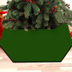 Christmas Tree Collar,31 Inches Green Christmas Tree Base Cover for Artificial Trees,Hexagon Stand Foldable Xmas Tree Collars for Party Holiday Winter Party Tree Decorations-31INCH