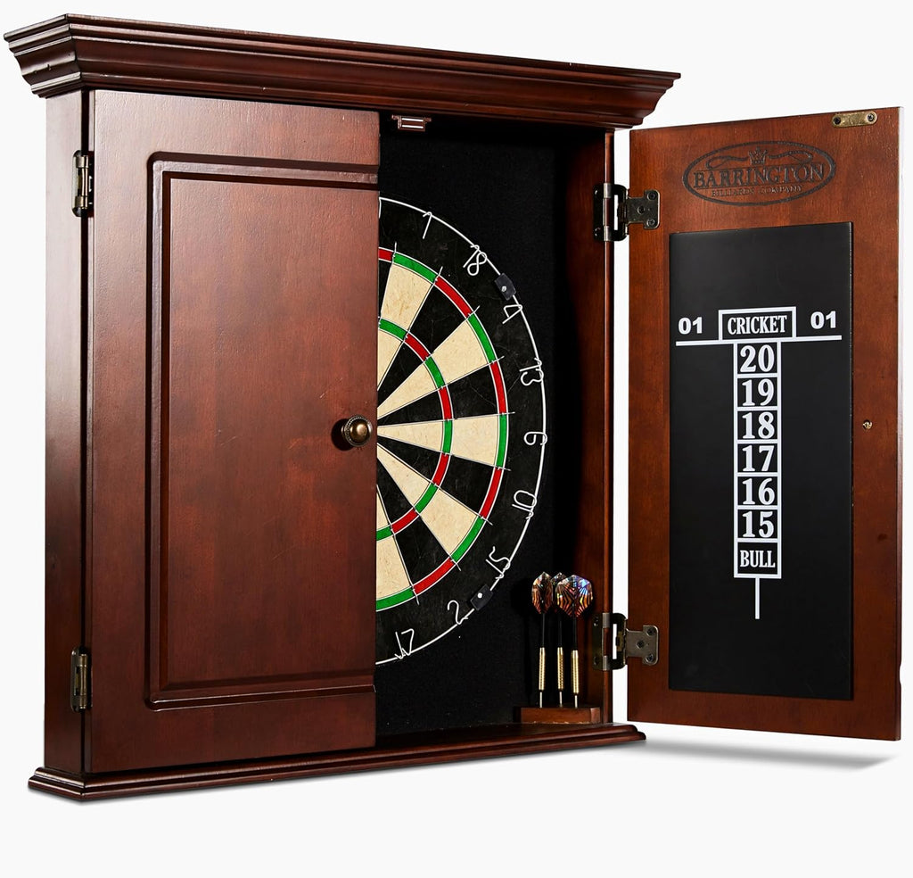Barrington Chatham Bristle Dartboard, Cabinet Style, Pre-Assembled