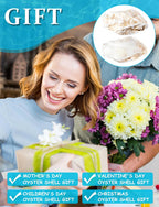 10Pcs Extra Large Oyster Shells for Crafts （ 5"-6"）, Oyster Shell for Crafting、Painting、Wedding、Christmas、Beach Theme Decor， and Clean、Odor-Free Sea Shells for Crafting