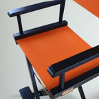 Casual Home 30" Director's Chair Black Frame-with Tangerine Canvas, Bar Height