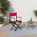 Upone 20.86" L x 16.14" W Directors Chair Canvas Replacement Covers Kit for Directors Chairs,Movie Chair Replacement Canvas Seat and Back Oxford Cloth Cover for Home Director Chair Large Size(Red)