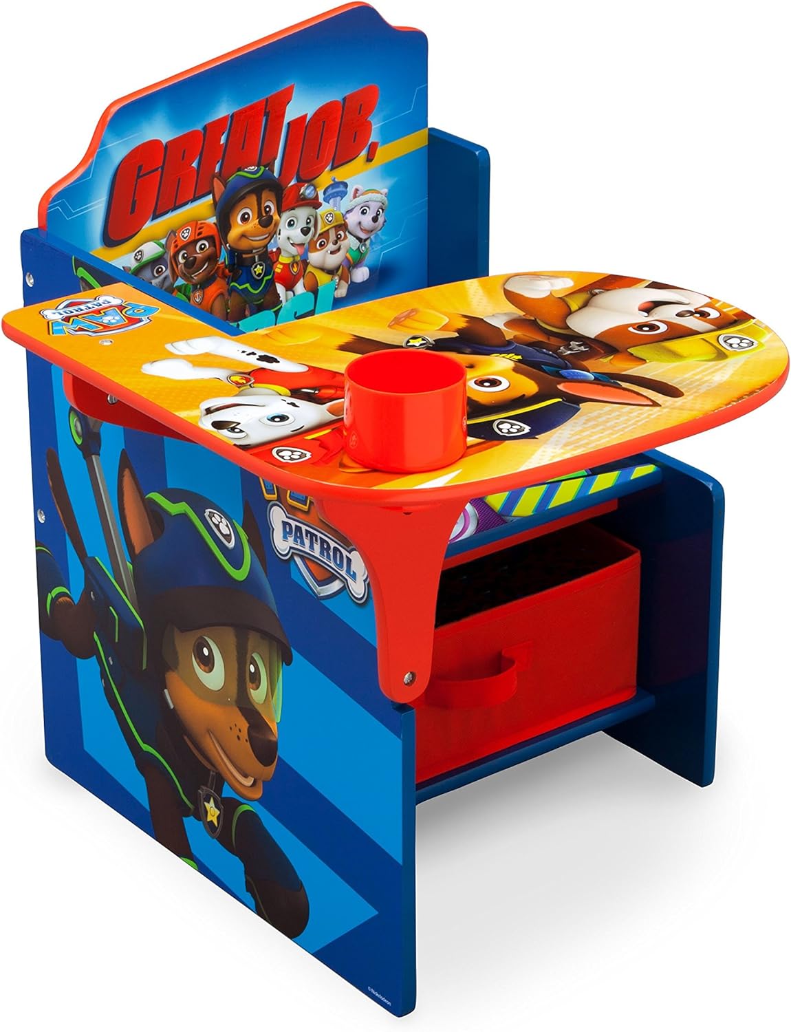 Delta Children Chair Desk with Storage Bin, Nick Jr. PAW Patrol