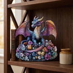 Wooden Puzzle for Adults, Rainbow Dragon Jigsaw Puzzles,Unique Irregular Shaped, Medium Difficulty&Stress Relief Puzzles, Ideal Holiday and Housewarming Gift for Home Deco (L-11 * 11 INCH 250PCS)