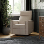 Namesake Willa Plus Power Recliner Glider, Performance Beach Eco-Weave | GREENGUARD Certified Recliner w/ 270° Swivel - Built-in USB Charging Port w/ Adjustable Headrest - Water & Stain Resistant