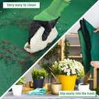 Extra Large Repotting Mat for Indoor Plant Transplanting and Mess Control, 43" X 29" Thickened Waterproof, Foldable and Easy to Clean, Suitable for Succulent Plants, Green