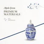 Spode Blue Italian 5.7" Vase