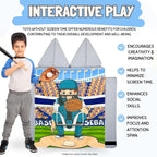 Couch Swag Play Panel for Childrens Foam Sofa Kids Couch (Baseball)