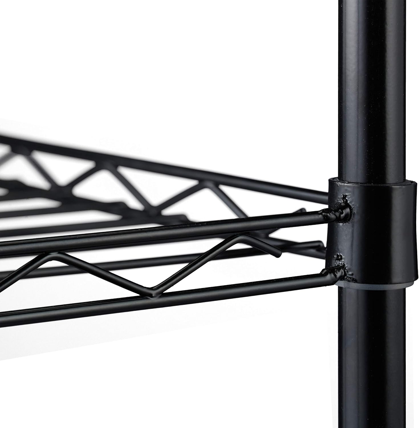 Relaxdays Open Clothes Rack, Black, 180 x 120 x 45 cm