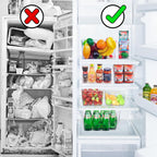 8 Pack Large Clear Plastic Storage Bins, Refrigerator Cabinet Organizers with Handles for Pantry Organization and storage, Perfect for Home Organization, Kitchen, Laundry, Office& Garage
