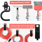 28 Pack Garage Hooks Heavy Duty - Garage Storage and Organization Ladder Hooks with Non Slip PVC Coating for Hanging Bike，Ladder，Garden Tools，Hose