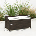 Outdoor Storage Bench with 34 Gallon Capacity