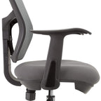 Norwood Commercial Furniture Adjustable-Height Office Mesh Drafting Chair with Chrome Footrest Ring & Optional Arms
