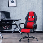 Cheap Gaming Chair Video Game Chair Ergonomic Computer Game Chair with Lumbar Support Adjustable Armrest High Back Racing Swivel Office Chair PU Leathe for Adults Kids Red