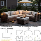Custom Size Bench Cushions for Indoor Furniture, Cost-Effective Thick Bay Window Seat Cushion